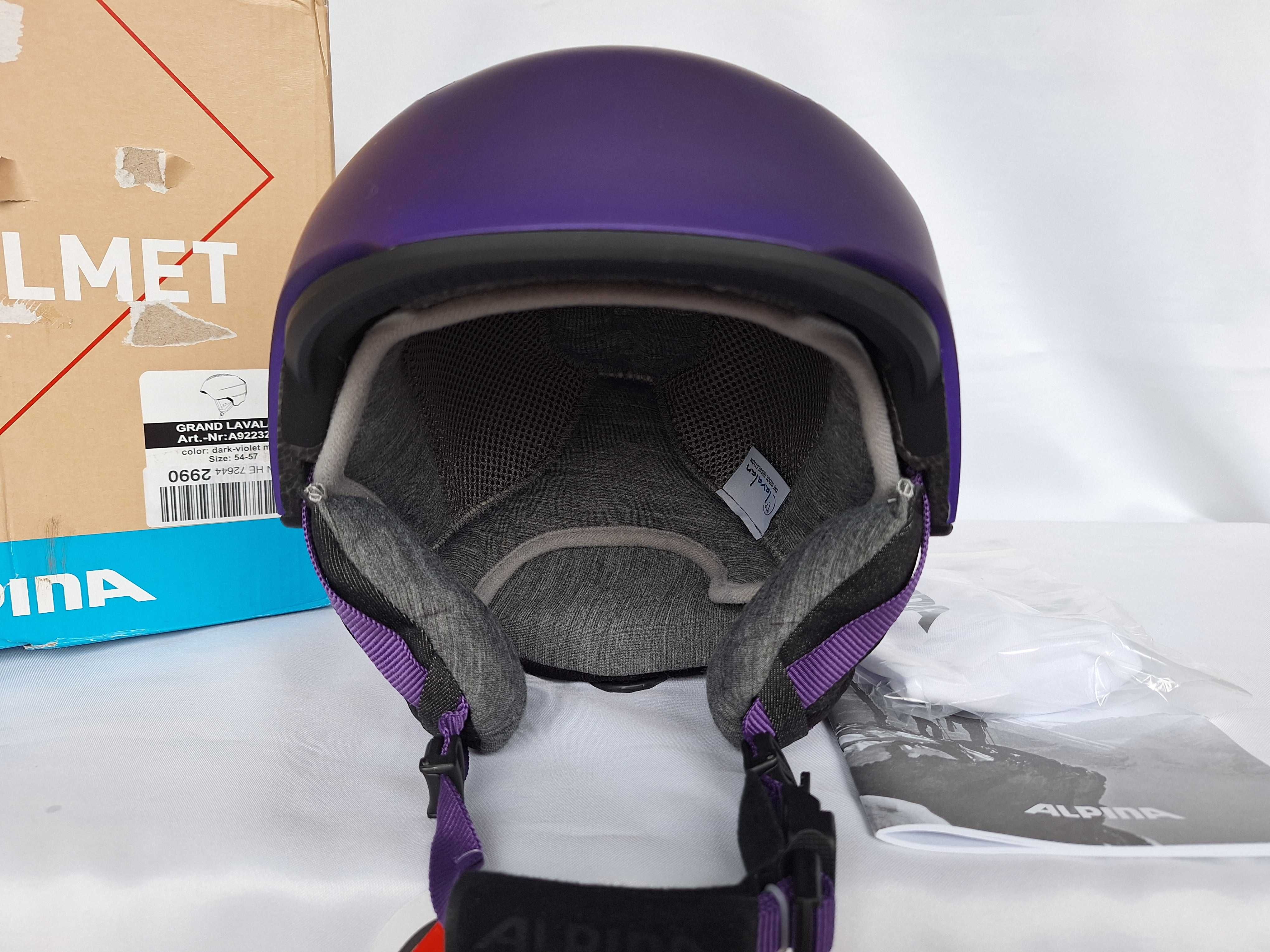 Kask narciarski Alpina Grand Lavalan All Mountain Violet M 54-57cm