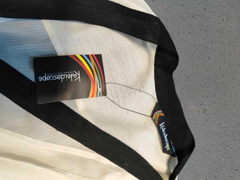 Kaleidoscope śliczna  elegancka bluzka koszula krawat wiązana 40