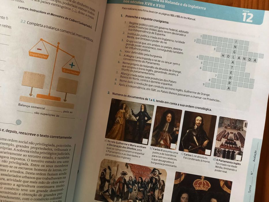 (COMO NOVO, PORTES GRÁTIS) O Fio da História 8: Caderno de Atividades