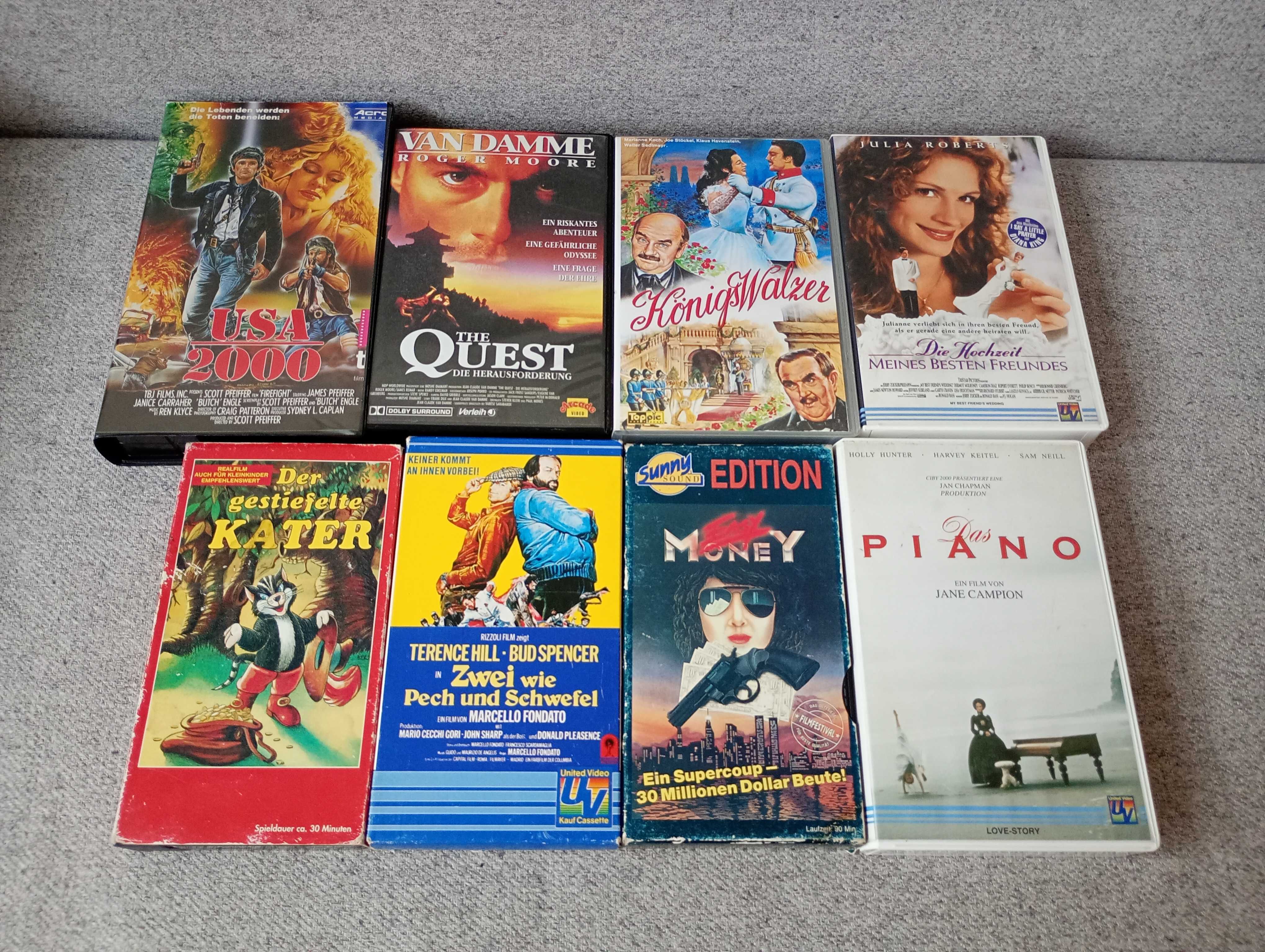 Zestaw Kaset VHS + Gratis