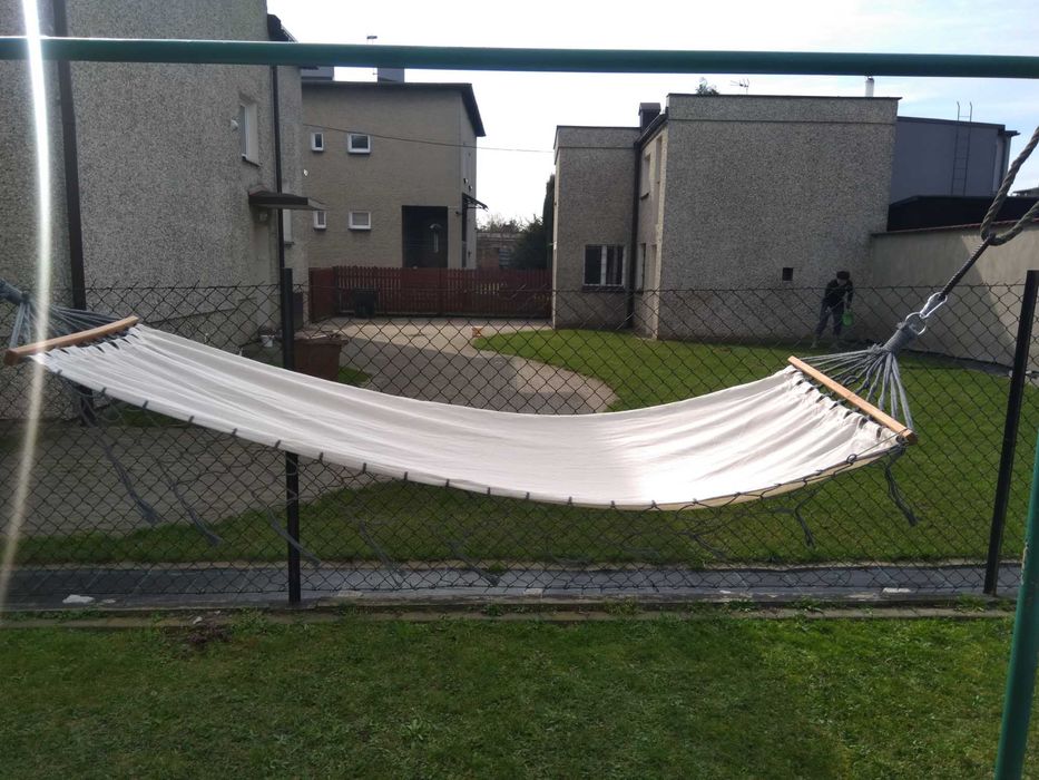 makramowy hamak boho nowy