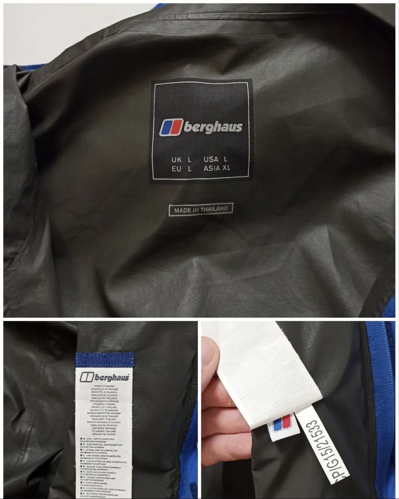 Куртка мембранна, трекінгова Berghaus гідро шел еліт Оригінал