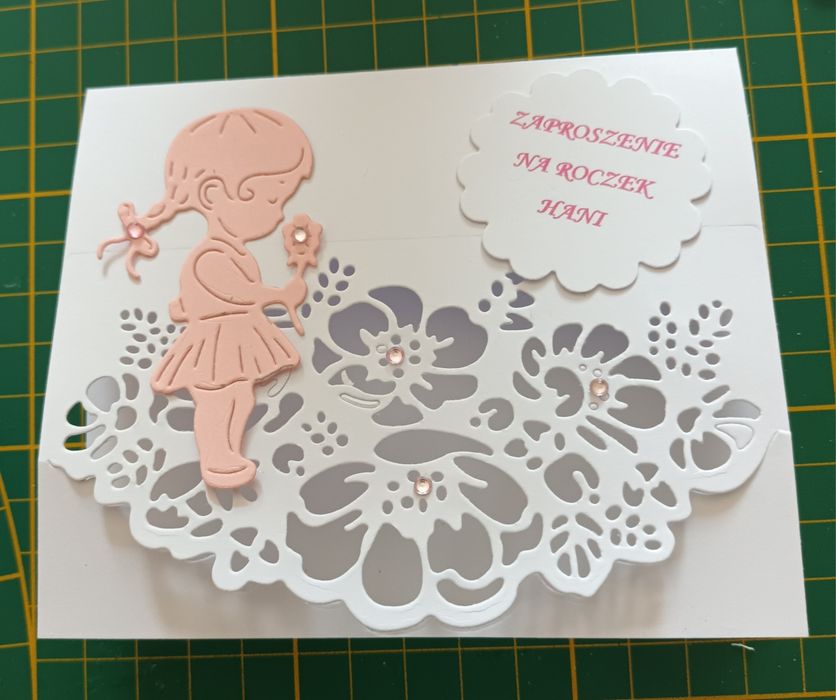 Zaproszenia na Chrzest I roczek