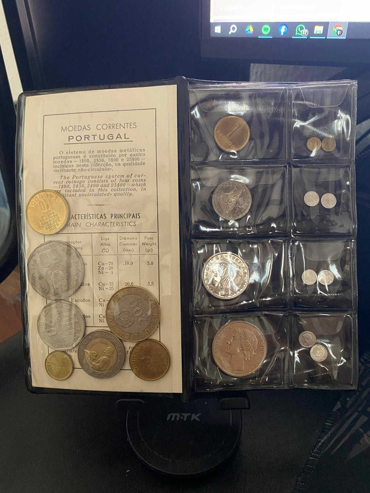 Coleção Moedas Escudos Portuguesese