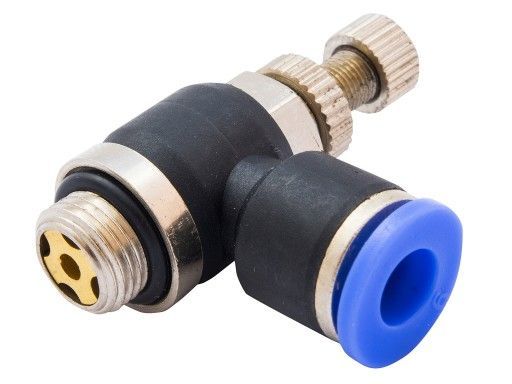 DŁAWIK KĄTOWY zaworek precyzyjny 1/8" do zestawu CO2
