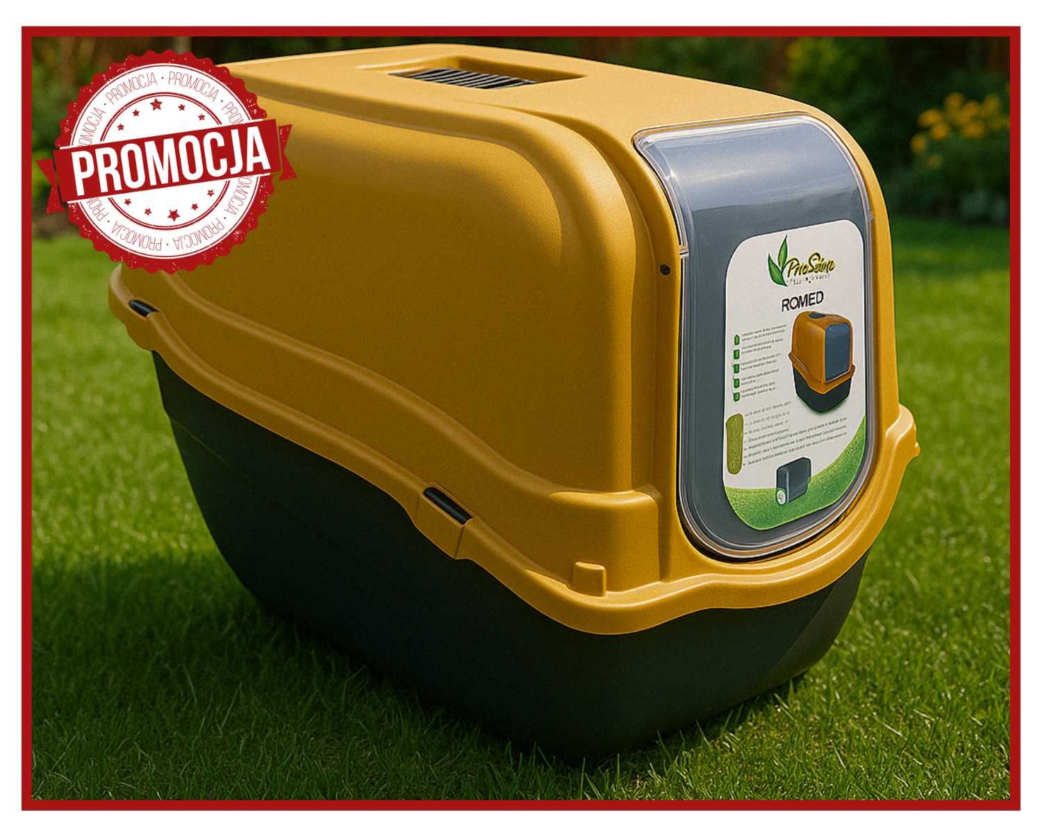 Nowa Zamknięta KUWETA DLA KOTA Duża XL Na Żwirek Z Filtrem (PROMOCJA)