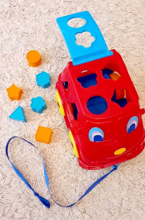 Сортер Машинка, сортер для 1-2 года малышей