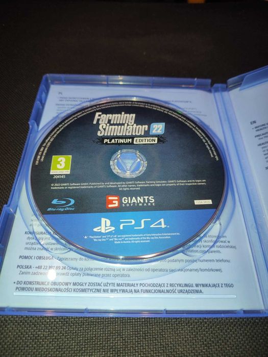 Okazja!!! Gra Farming Simulator 22 na Playstation 4 i 5 Ps4! Polecam!
