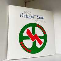 Portugal em Selos 1992 Livro Cartonado com 52 páginas Como Novo
