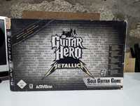 Guitarra + Jogo Guitar Hero Metallica - Completo na Caixa para PS3