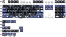 XVX Russian Cherry Double Shot PBT Keycaps (кейкапи для клавіатури)