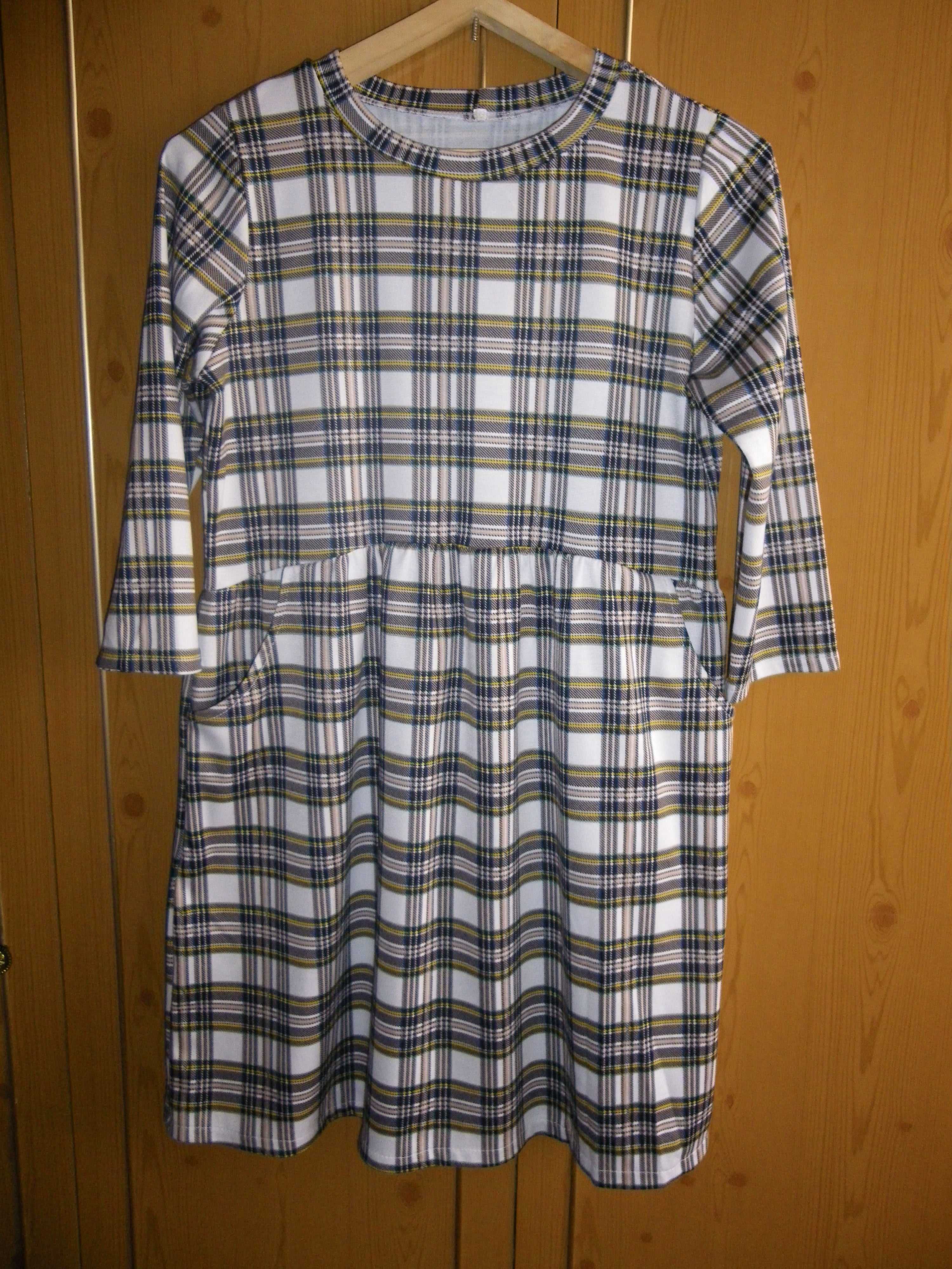 Джинсовый пиджак и платье 44 р
