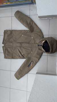 kurtka zimowa parka ze smyka 146 khaki db