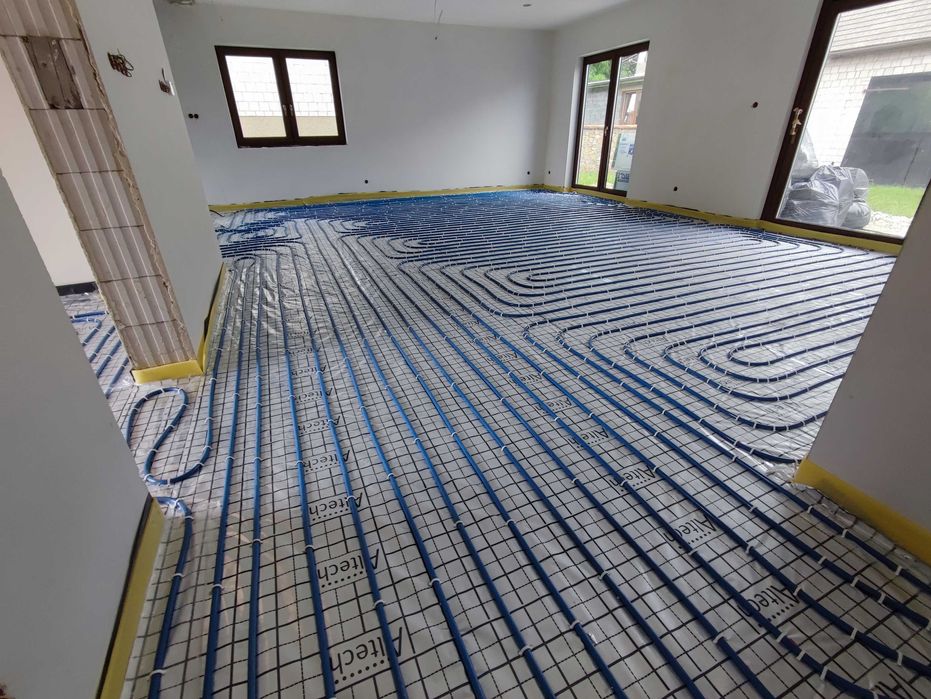 Posadzki Ogrzewanie podłogowe cwu wod kan rekuperacja, Klimatyzacja