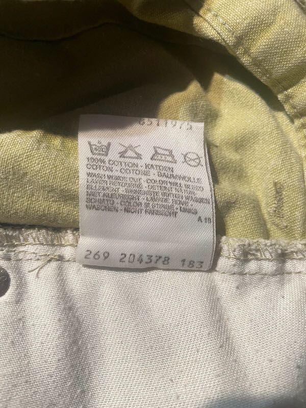 Spódniczka Levis strauss wysoki stan jeansowa zielona s m vintage