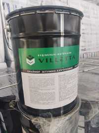 Праймер бітумно-каучуковий VILLETTA Грунтовка Bituminous primer 18л