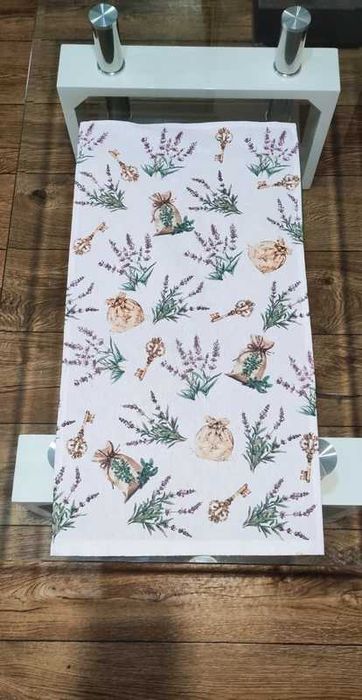 Ściereczki kuchenne liliowe miętowe prowansalskie lawenda fiolet