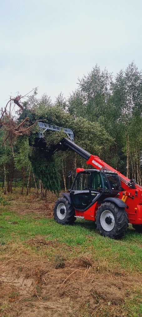 Usługi ładowarką teleskopową