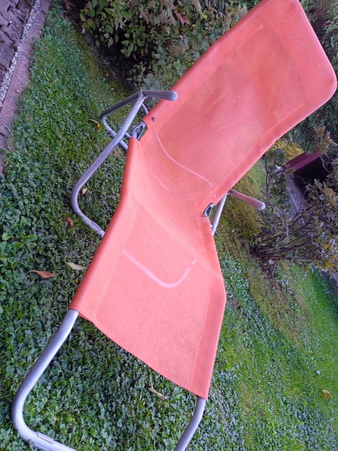 Leżak rozkładany do ogrodu, na plaze