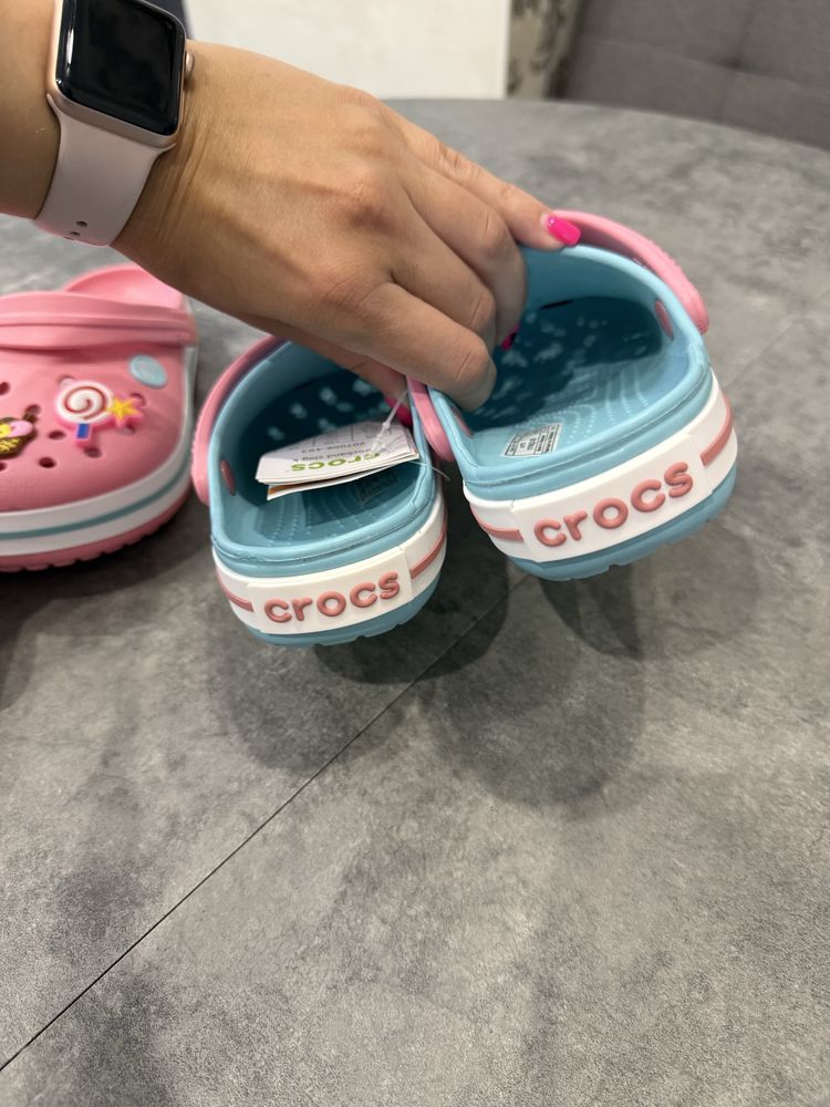 Сабо Крокси для дівчинки Crocs С9 C10 C11 C12