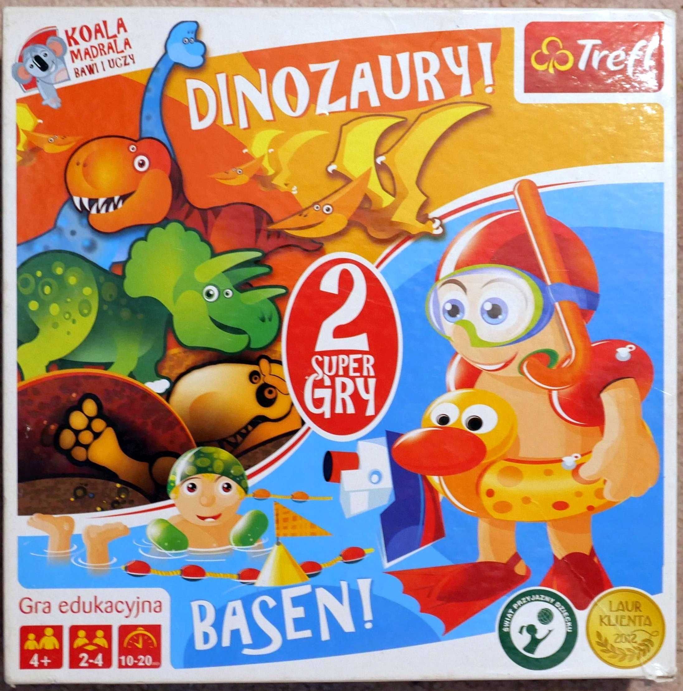 2 * gra Moje Pierwsze 5 Sekund, Dinozaury + Basen