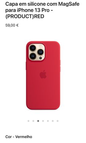 Capa em silicone com MagSafe para iPhone 13 Pro - (PRODUCT)RED