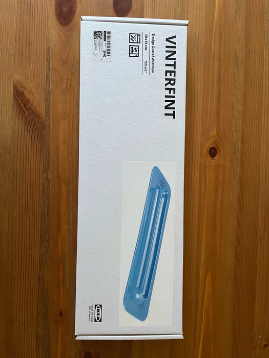 IKEA x Gustaf Westman VINTERFINT niebieski półmisek na klopsiki