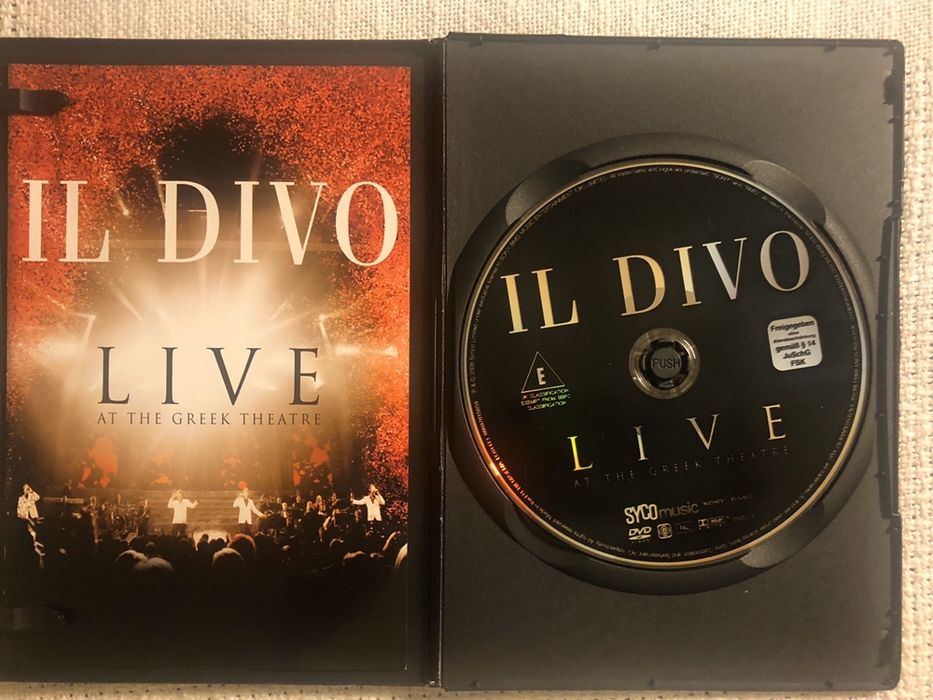 Dvd-Il Divo-Live-Portes incluidos
