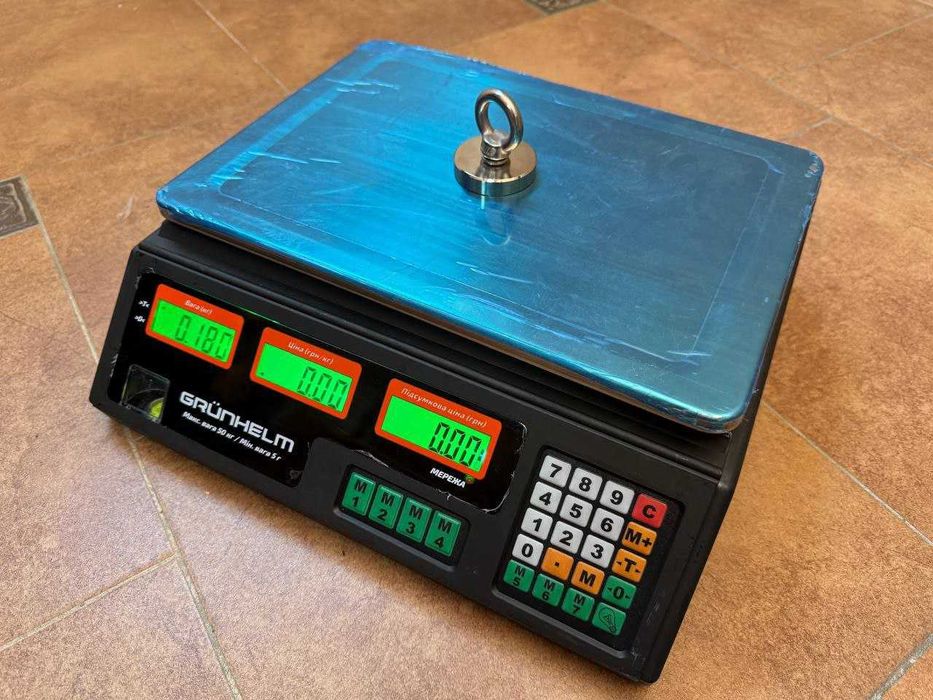 70кг Магніт + Мотузка | Потужний | Пошуковий | Неодимовий | LNM48-1