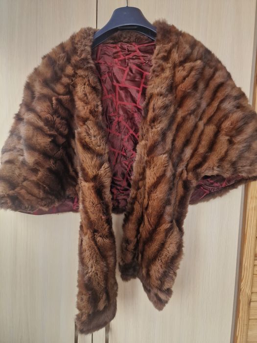 Норковая накидка б/у