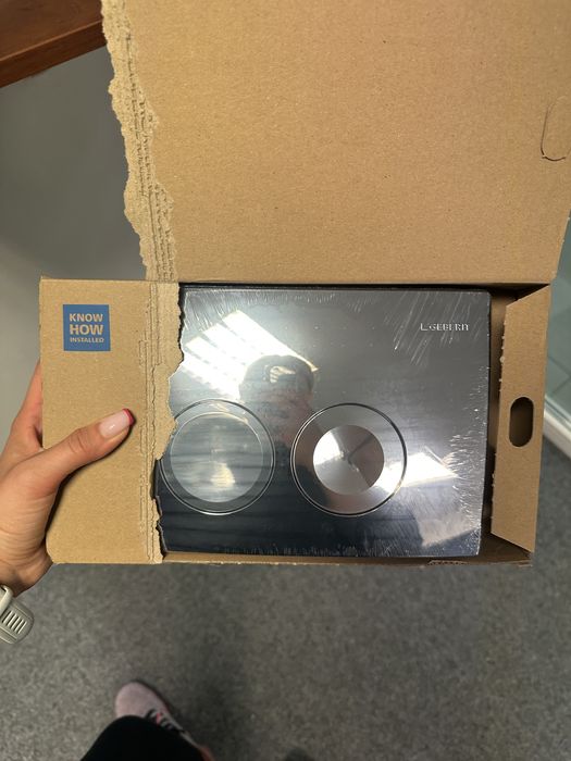 Przycisk spłuczka srebrny Geberit