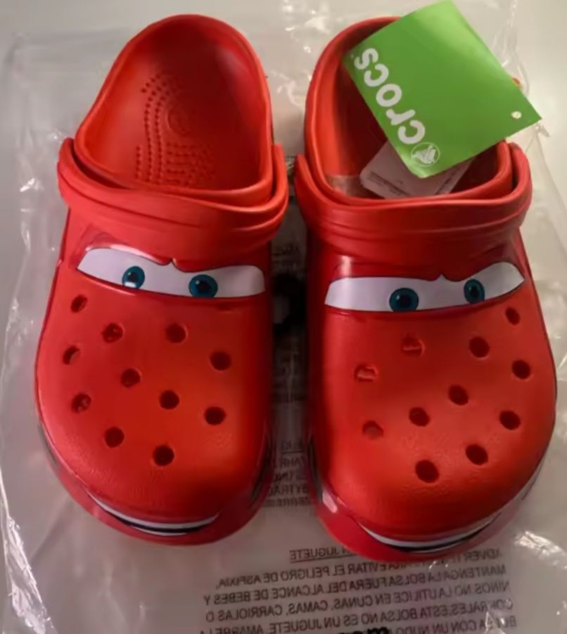 Тапочки CROCS Cars X Classic Clog Red
