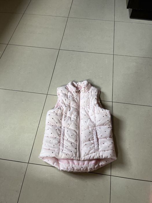 Kamizelka H&M 134/140, 8-10 lat w pudrowym różu