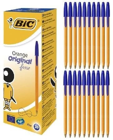 Długopis Bic Niebieski Tradycyjny X 20 Sztuk