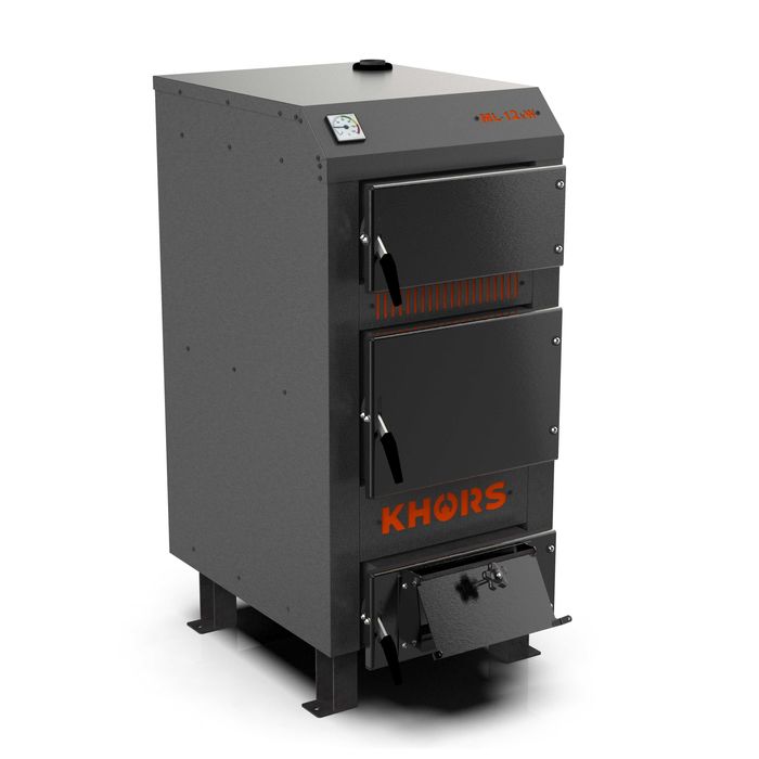 Дров'яний котел KHORS ML 12 кВт, твердопаливний котел