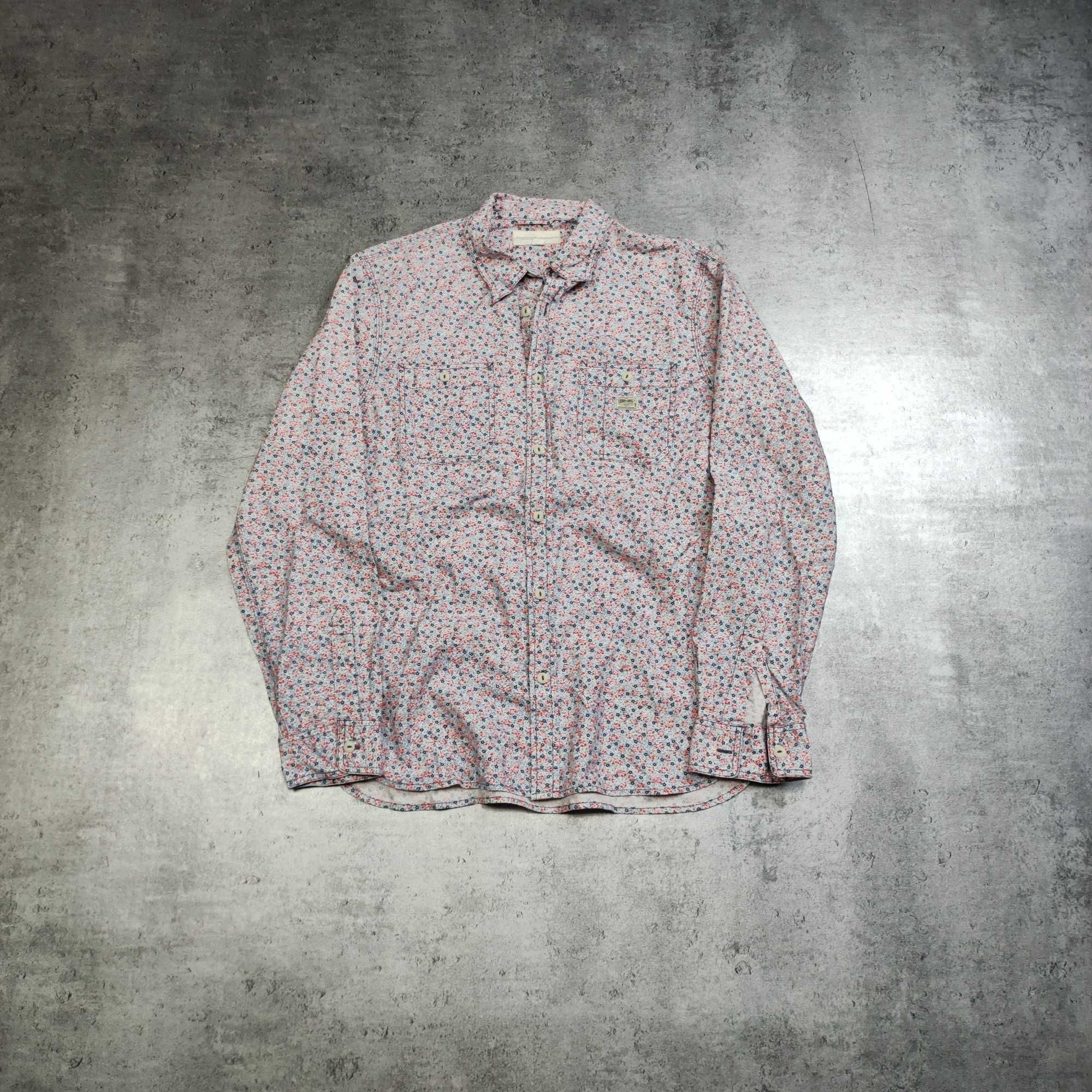 MĘSKA PREMIUM Koszula Elegancka Bawełna POLO Ralph Lauren Kwiaty