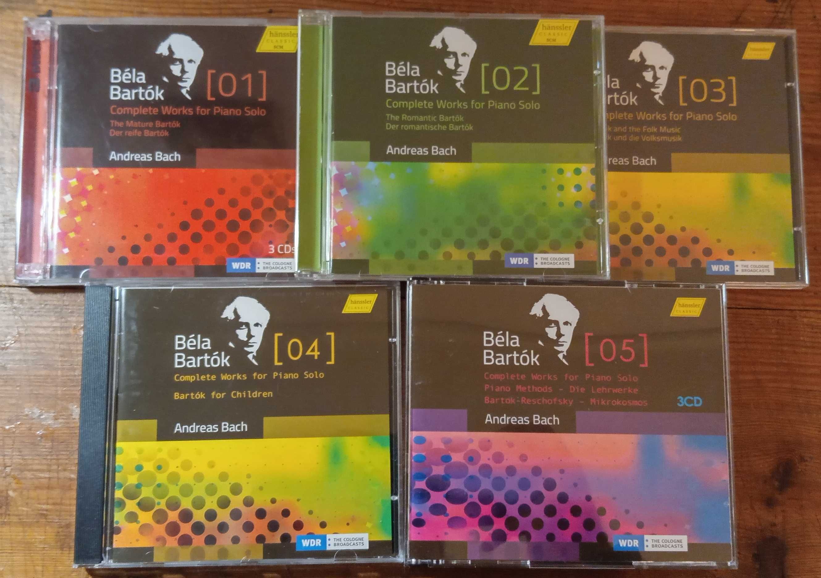Bartók - Complete Works for Piano Solo - Andreas Bach [9 CD Hänssler]