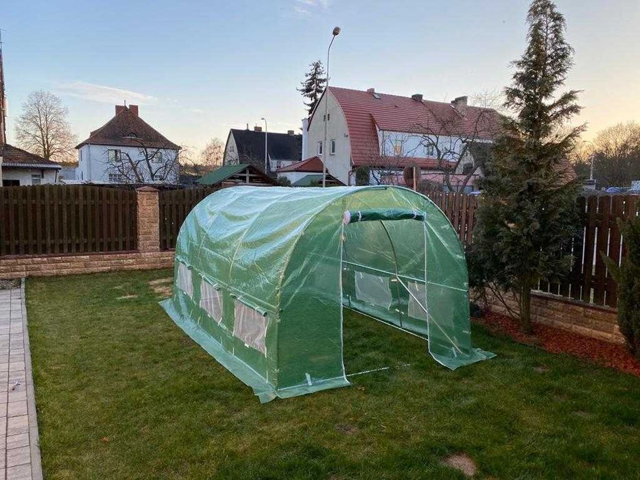 Tunel foliowy szklarnia 2,5 x 4 x 2 m konstrukcja fi 25mm