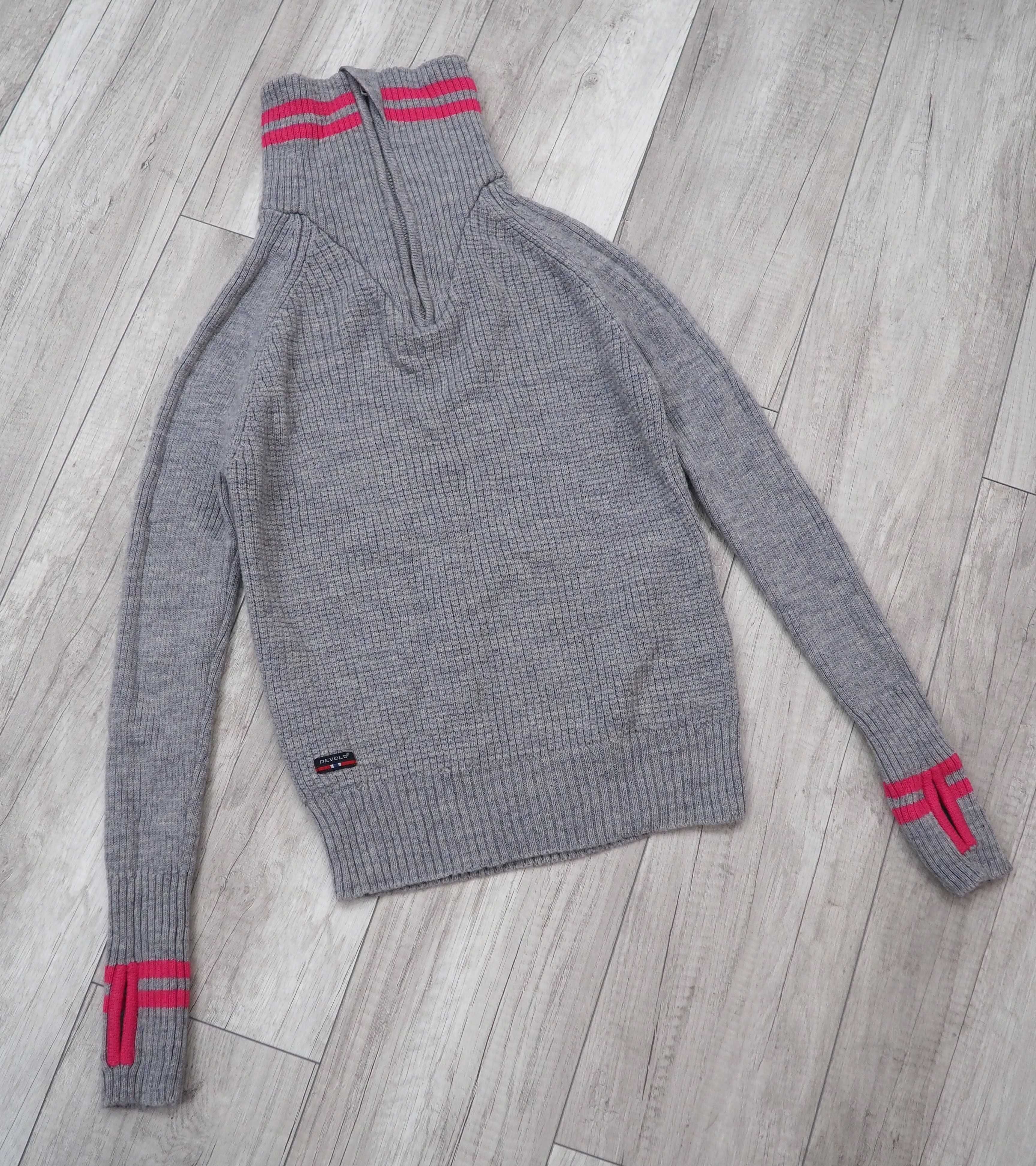 DEVOLD_VARDE_GRIFFIN_sweter damski_zima_trekking_outdoor_WOOLMARK_S