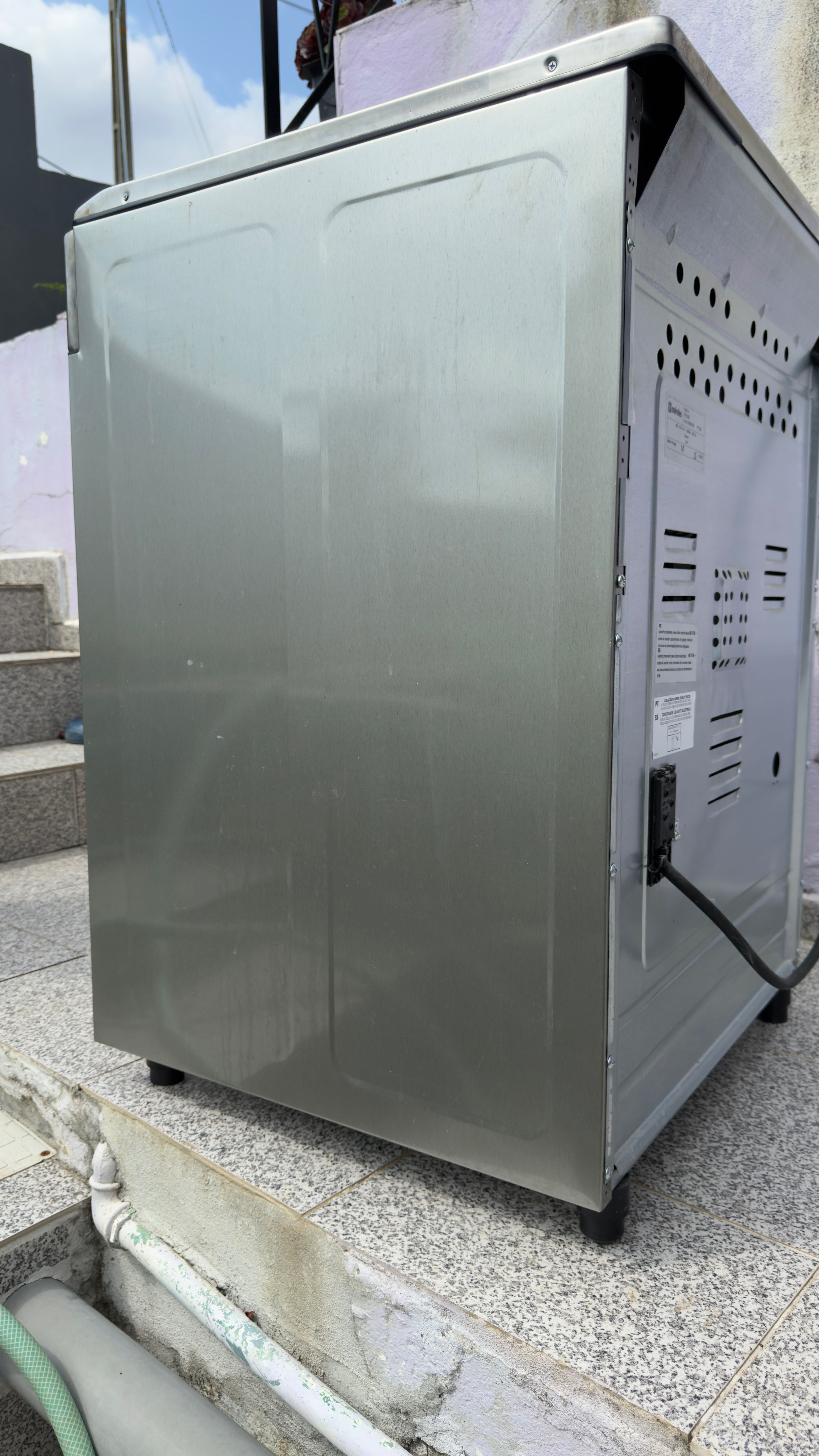Fogão Elétrico Meireles E604X em Inox – Placa Vitrocerâmica