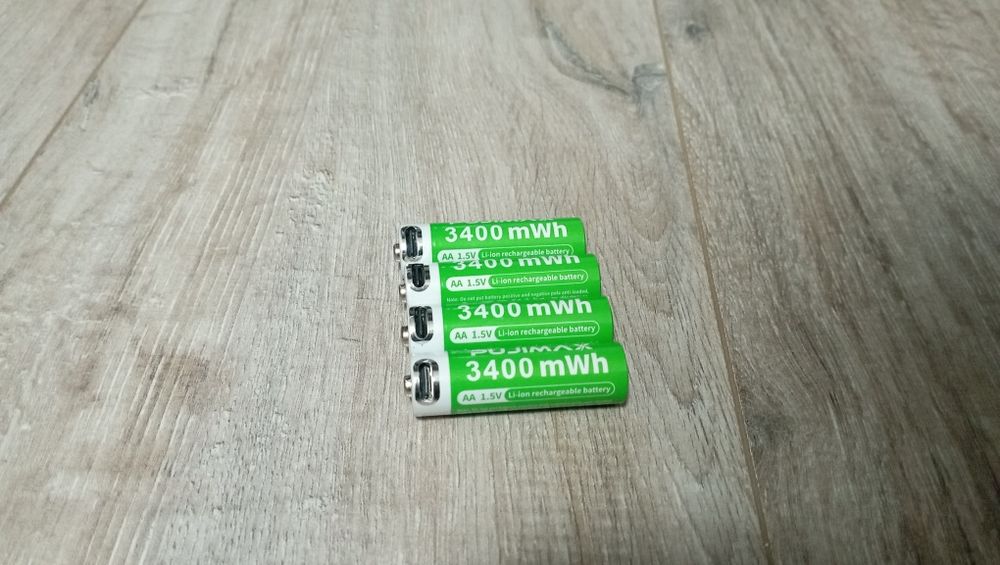 Батарейки  аккумуляторы Pujimax AA 1.5V 3400 mWh
