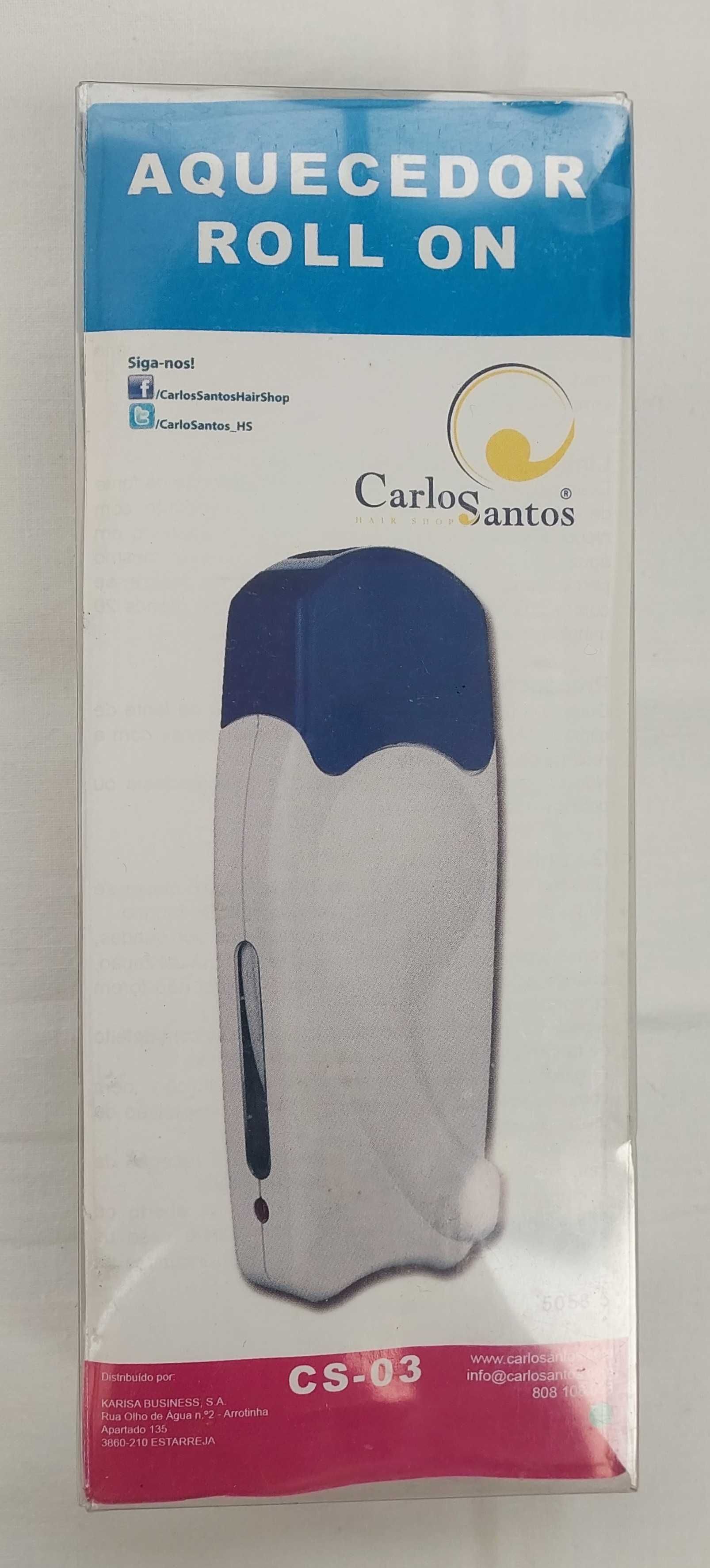 Aquecedor de cera roll-on da Carlos Santos
