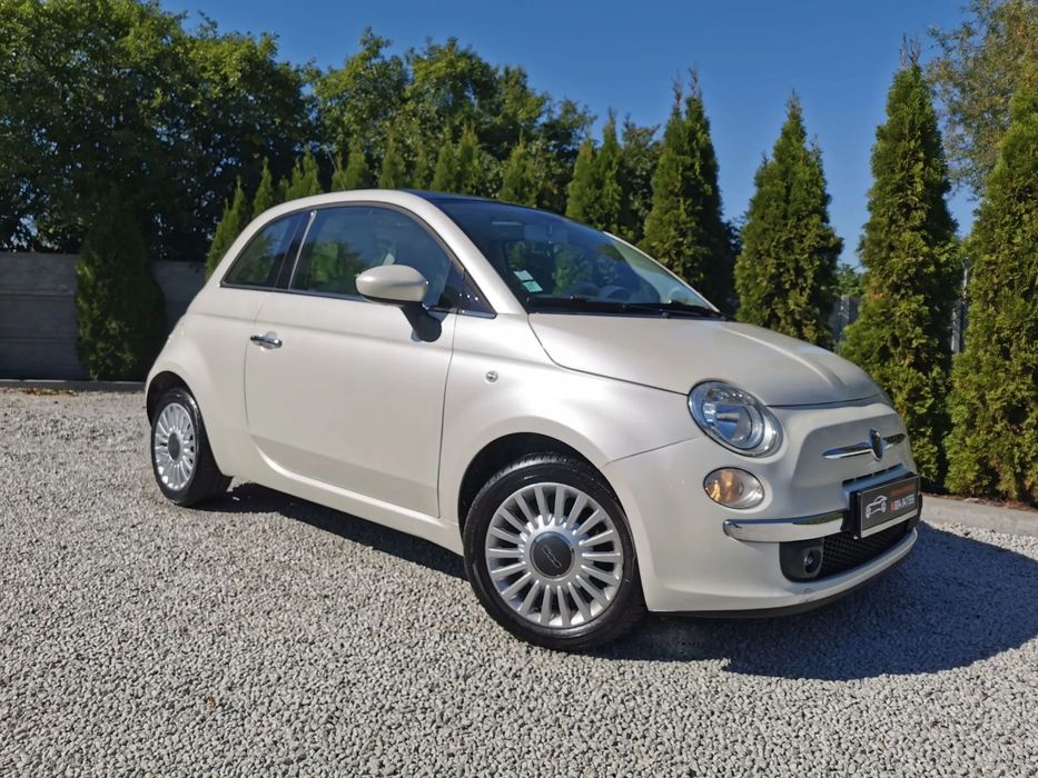 Fiat 500 1.2 benzyna 69 kM, PANORANICZNY DACH, perfekcyjny stan !!!