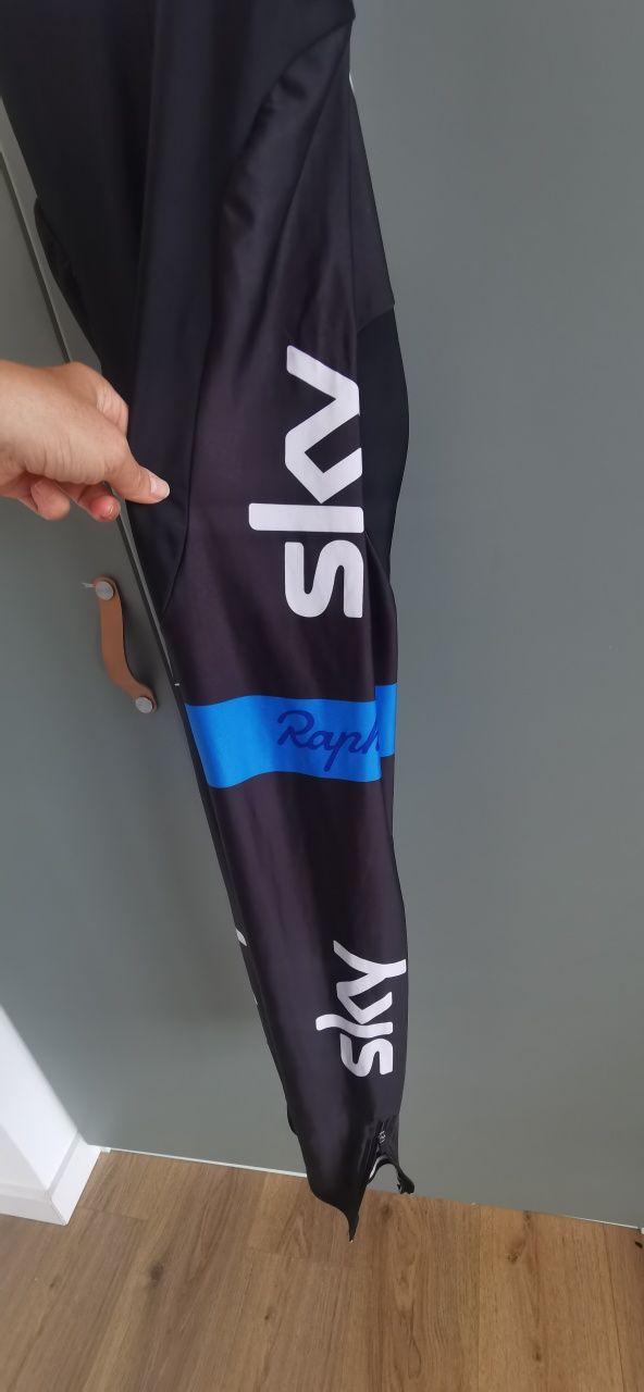 Spodnie rowerowe Rapha na szelkach 2xl