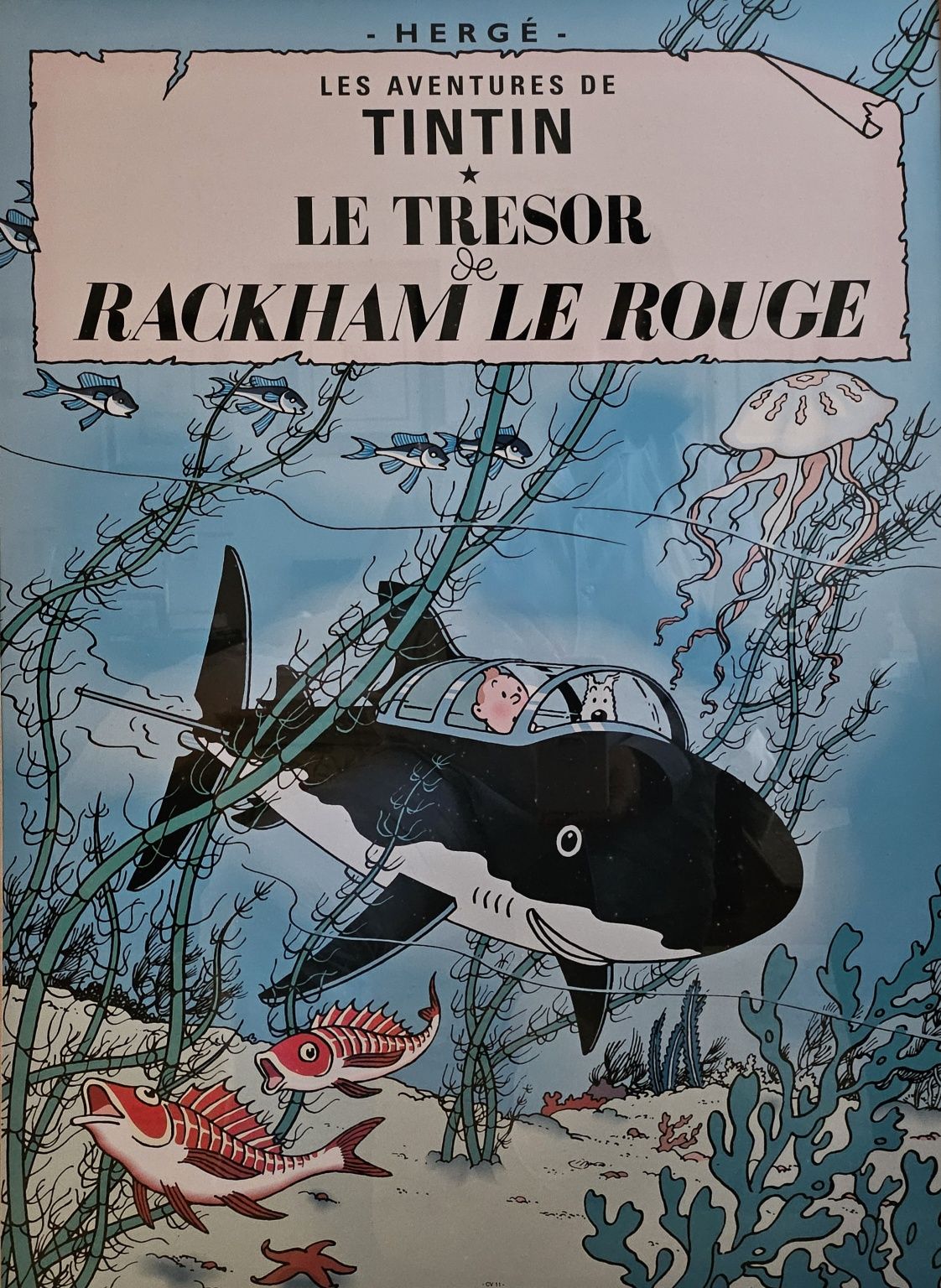 Quadro Tintin - LE TRÉSOR DE RACKHAM LE ROUGE