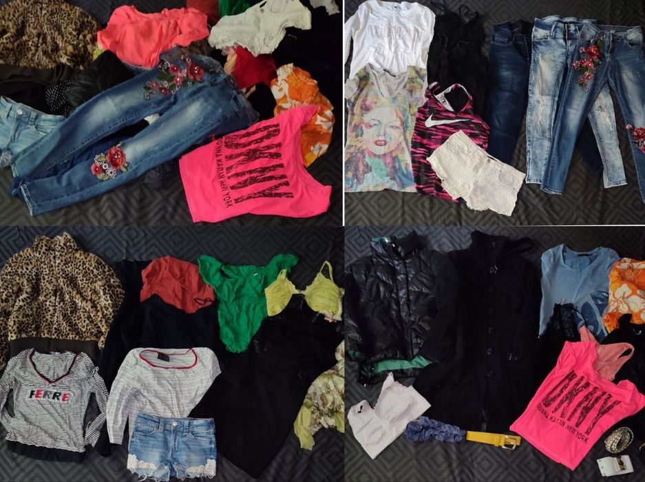 Огромным лотом 65 шт женская одежда