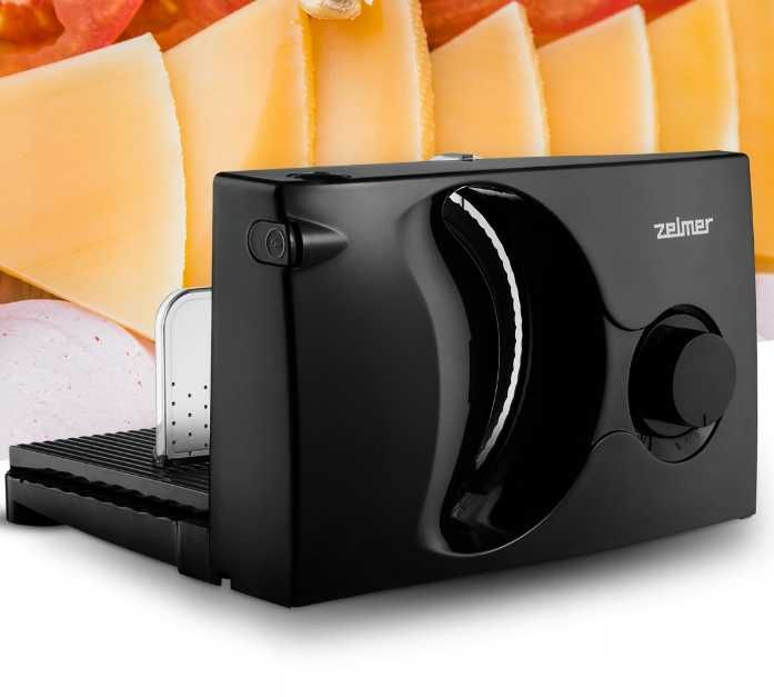 NOWA Krajalnica Elektryczna do Chleba Wędlin Płynna Regulacja Krojenia