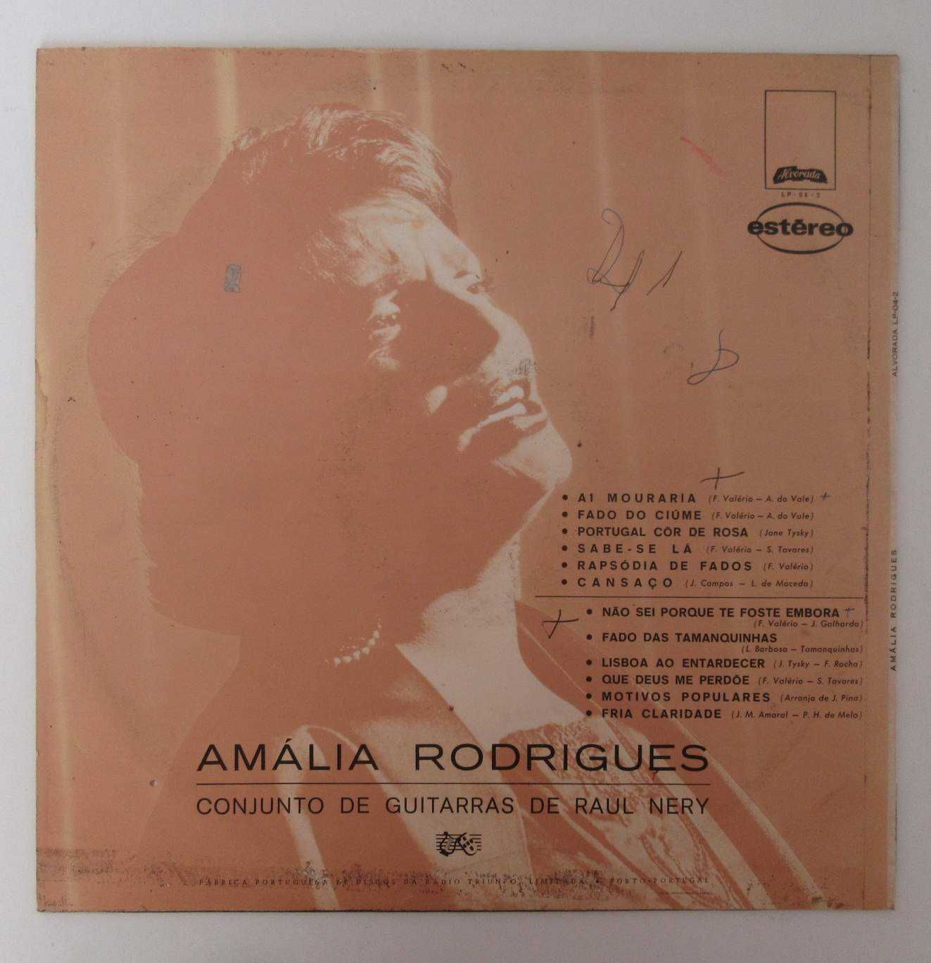 AMÁLIA RODRIGUES - Amália Rodrigues (LP)