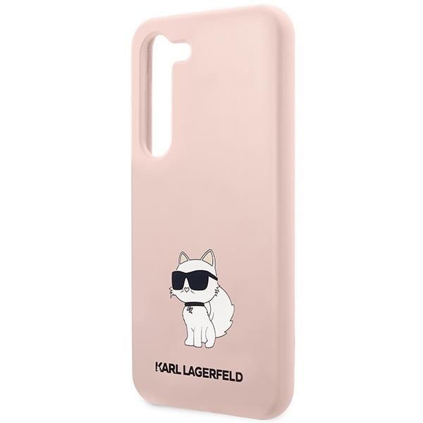 Etui Karl Lagerfeld Liquid Silicone Różowe dla Samsunga Galaxy S23