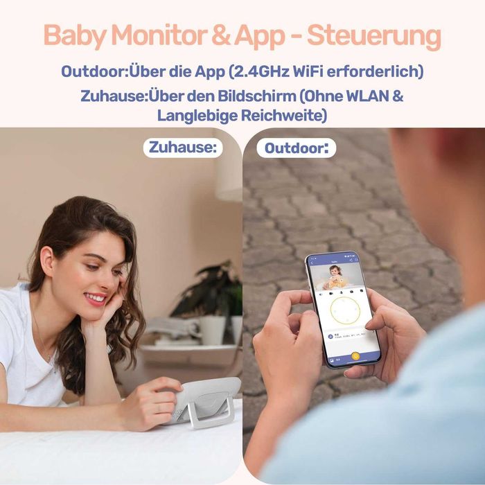 Elektroniczna niania z aplikacją na kamerę